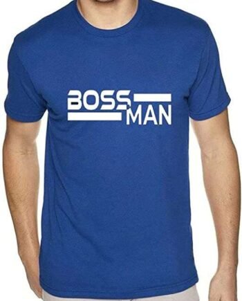 Hanger Craft T Shirts Men - Boss Man Sports Gym Tops, Short Sleeves Crew Neck Slim Tees