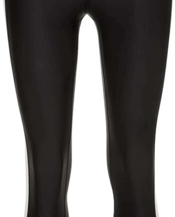 Under Armour UNDKU Women UA HG Armour Ankle Crop Branded Capri - Black/White/Metallic Silver (002), MD