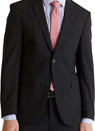 Esprit Collection Men's 990eo2g303 Blazer, Black, 44L