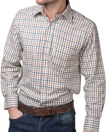 Lyon Becker Men's Casual Slim Fit Shirts Smart Shirt Long Sleeve Top Formal Dress PS01