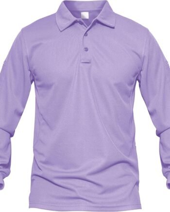 MAGCOMSEN Men's Quick Dry Long Sleeve Polo Shirts for Casual Military Golf Hiking