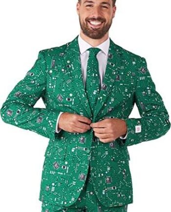 OppoSuits Fun Party Prom Suits for Men - Complete Retro Costumes with Jacket, Pants and Tie in Funny Designs